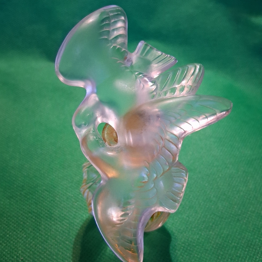 STUNNING VINTAGE JACQUELINE COCHRAN "LALIQUE" PERFUME BOTTLE.